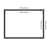 Amanti Art Lucie Black Framed Dry Erase Magnetic Board - 3 of 4