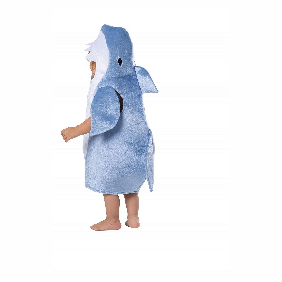 Dress Up America Blue Shark Tunic Costume for Toddlers - thumbnail 4