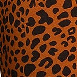burnt caramel leopard print