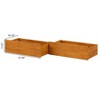 AFI Furnishings AFI Urban Twin/Full Size Bed Drawers in Light Toffee - 2 of 4