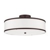 Livex Lighting Park Ridge 3 - Light Semi-Flush Mount in  Bronze - 2 of 4