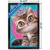 Trends International Animal Club - Kitten in a Tiara Framed Wall Poster Prints - 3 of 4