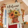 Briarwood Lane Fall House Flag 40x28 For Outdoor Fall Potted Sunflowers Burlap For Fall House Flag - 4 of 4