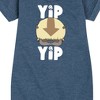 - Avatar: The Last Airbender - Cute Appa Yip Yip Graphic Short Sleeve Fleece Dress - 2 of 4