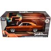Dom's 1970 Plymouth Road Runner Copper with Black Hood "Fast & Furious 7" (2015) Movie 1/24 Diecast Model Car by Jada - 3 of 3