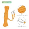 Unique Bargains Hollow Braided Polypropylene Anchor Rope with Hook for Marine Life Boat - 3 of 4