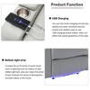 Electric Power Recliner Chair with USB Charging, Hidden Arm Storage, Cup Holder, Tray Table and Bluetooth Speaker - 3 of 4
