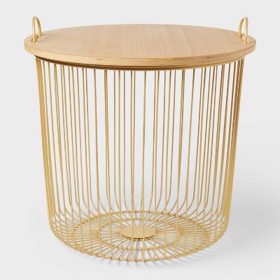 Wire Kids' Storage Floor Bin Gold - Pillowfort™