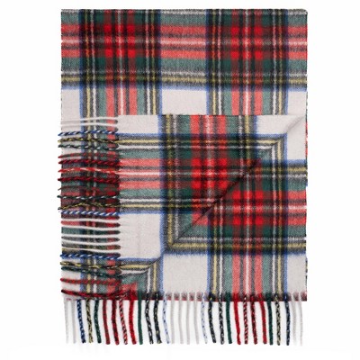 Lona Scott Pure Cashmere Tartan Scarf