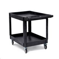 TruAIR Heavy Duty Service Cart 2-Shelf 550LBS Rolling Utility Cart