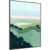 Amanti Art 32"x42" Halcyon Overlook I by Grace Popp Framed Canvas Wall Art Print : Modern Lithograph, Polystyrene Frame - 2 of 4