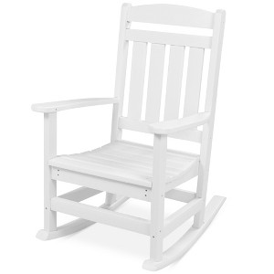 Best Choice Products All-Weather Rocking Chair, Indoor Outdoor HDPE Porch Rocker w/ 300lb Weight Capacity - 1 of 4