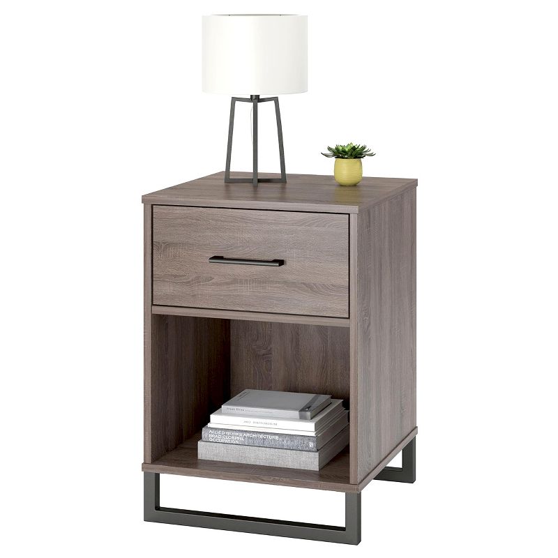 Mixed Material Nightstand - Room Essentials™, 4 of 17