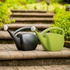 Root & Vessel Mid Century Modern Plastic Watering Can, Black, 2 Gallon - 2 of 2