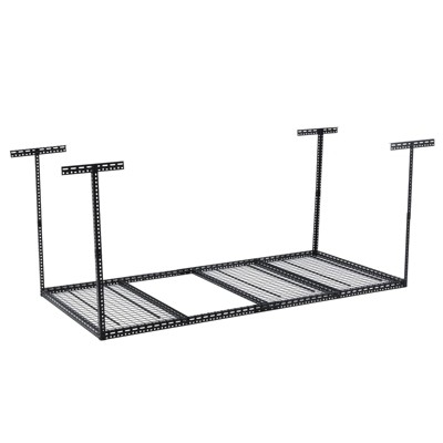 Overhead Garage Storage Rack – Heavy Duty Metal Ceiling Shelving, Adjustable Organization System for Garage – 330lb Capacity, Easy Install
