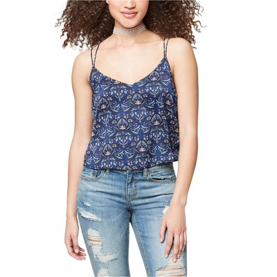 Aeropostale Womens Strappy Floral Cami Tank Top