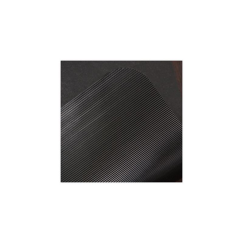 ES Robbins Floor+Mate, For Hard Floor to Medium Pile Carpet up to 0.75", 36 x 48, Black, 2 of 8