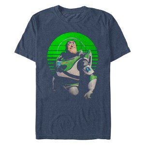 Men's Toy Story Distressed Buzz Lightyear Pose T-Shirt - 1 of 3