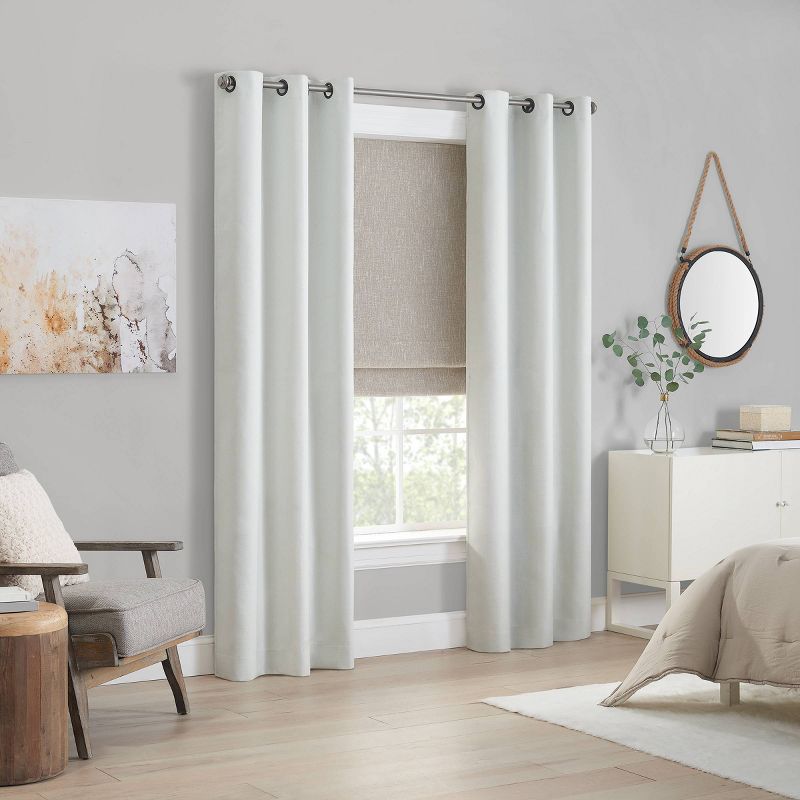 Drew 100% Total Blackout Cordless Roman Blind and Shade - Eclipse, 4 of 10