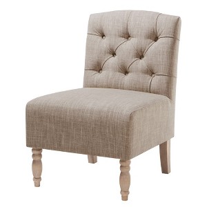NicBex Polyester Accent Chair,Upholstered Living Room Chairs with Button Tufted Backrest,Modern Armless Chair,Accent Chairs for Living Room - 1 of 4