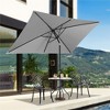 Yaheetech 6.5x10FT Patio Umbrella with Push Button Tilt - 2 of 4
