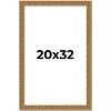 PosterPalooza | Sculpted Black Picture Frame - UV Acrylic, Foam Board Backing, Hanging Hardware - 2 of 4