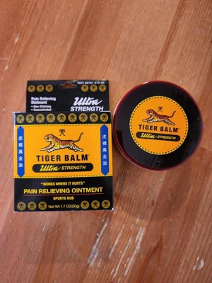 Tiger Balm Ultra Strength Pain Relieving Ointment 1.7 Oz - Pack Of 3 - Exp 5/31/2026