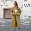 Women's Oversized Long Open Front Cardigan - Cupshe - 4 of 4