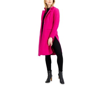 I.N.C International Concepts Womens Long Coat, Purple, X-Large - 1 of 1