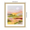 Kate and Laurel Framed Art Beautiful Landscape by July Art Prints, 22x26, Florence Gold - 2 of 4