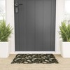 Iveta Abolina Poesie French Garden Charcoal Welcome Mat - Deny Designs - 2 of 3