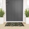 Iveta Abolina Poesie French Garden Charcoal Welcome Mat - Deny Designs - image 2 of 3