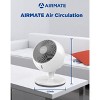 AIRMATE Large Circulator Fan 10 Speeds 12-inch with Remote and Timer White - 3 of 4