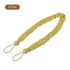 Unique Bargains Curtain Braided Drapery Holdback Holder Decorative Rope Tie Back - 3 of 4