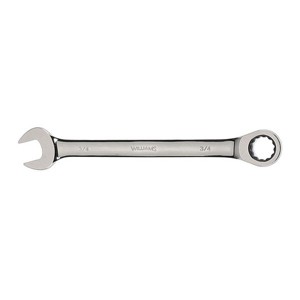 Williams  Combo Ratchet Wrench,7/16",Hi-Polish 1214NRC - 1 of 1
