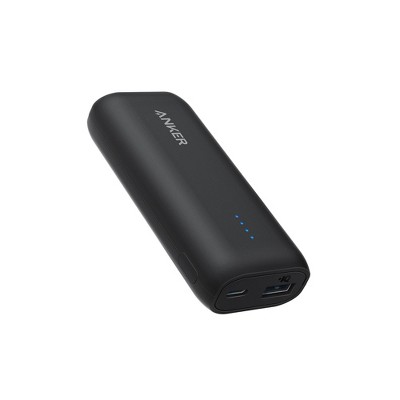 Anker Power Bank, PowerCore 5000 mAh Portable Charger, External Battery  Power Bank, Compact Mobile Phone Charger with Power IQ, Compatible with  iPhone