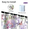 LunaLulinlk Purple Butterfly with Floral Shower Curtain - 3 of 4