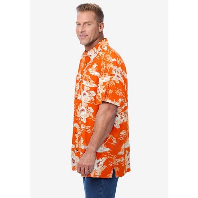 KingSize Short-Sleeve Linen Shirt