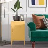 Cache Metal Locker End Table Yellow - Novogratz : Target