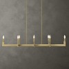 Uttermost Cordoba 8 Light Linear Chandelier 51.5 Inch Wide Iron Frame - 3 of 4