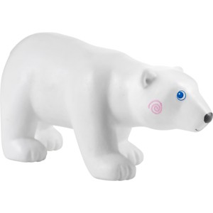 HABA Little Friends Polar Bear - Chunky Plastic Zoo Animal Toy Figure (3" Tall) - 1 of 4