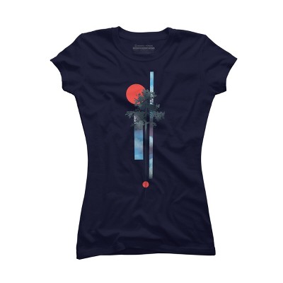 Junior's Design By Humans Abstract Nature By airiestudio T-Shirt