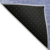 Denim Blue And Ivory Abstract Washable Indoor Outdoor Area Rug - 4 of 4