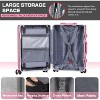Luupatchy Business Aluminum Frame Zipperless Checked Luggage Hard Shell Suitcase with TSA Lock - 4 of 4