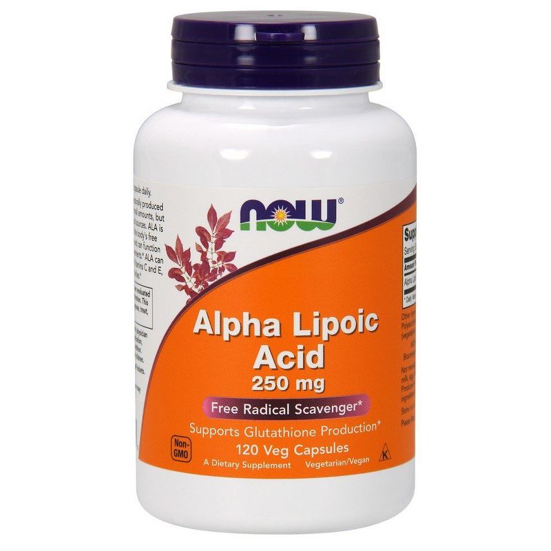 Now Foods Alpha Lipoic Acid 250mg  -  120 VegCap, 1 of 3