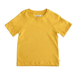 Kids' Organic Raglan T-shirt Ochre -  Jackalo - 1 of 4