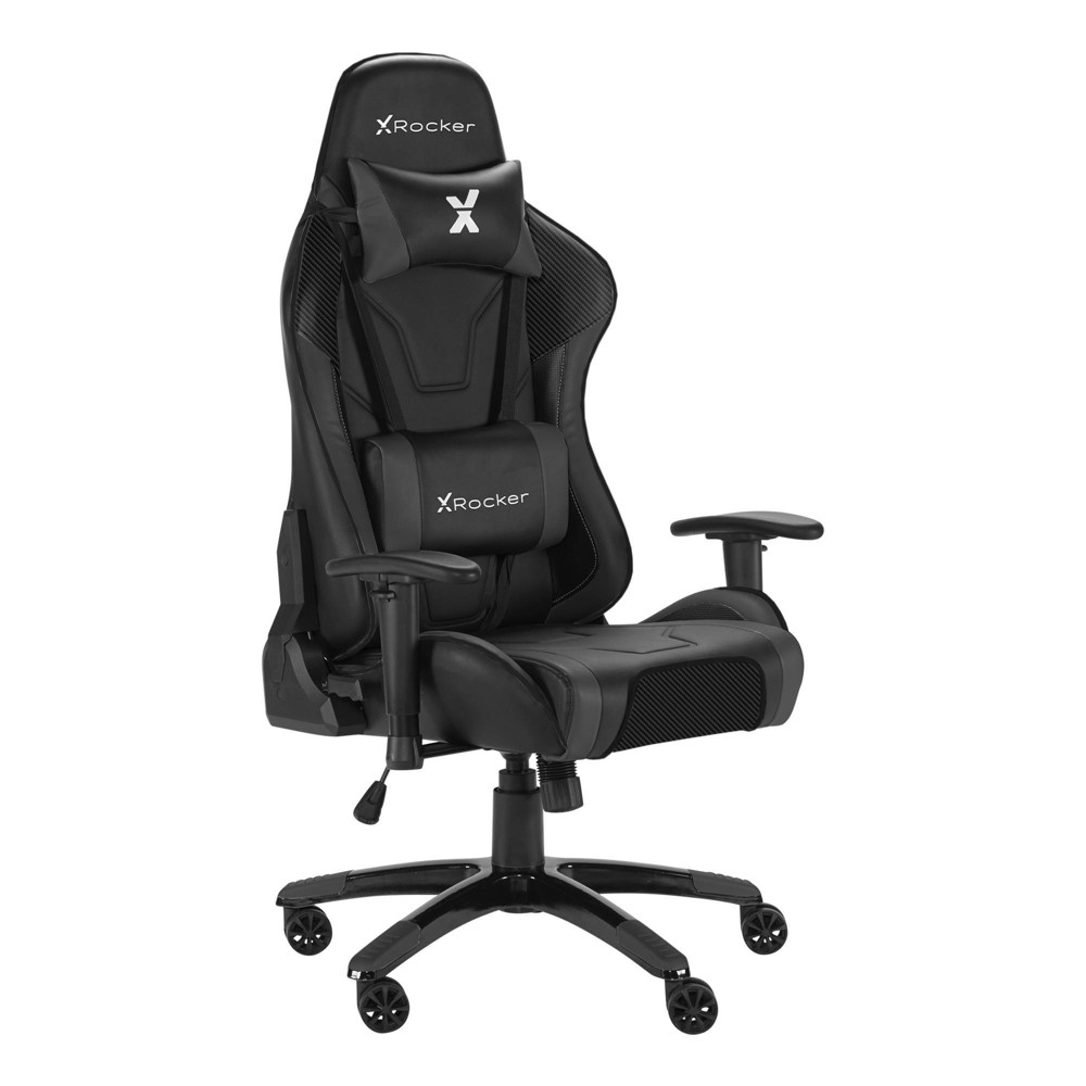 Photos - Computer Chair X Rocker Agility PC Gaming Chair Black/Carbon Black  