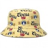 Adult Coors Banquet Beer Brand and All Over Logos Reversible Text Bucket Hat - 3 of 4