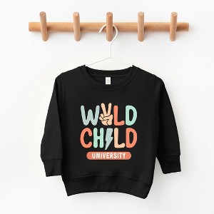 The Juniper Shop Wild Child Peace Toddler Graphic Sweatshirt - 1 of 3
