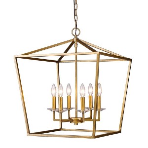Acclaim Lighting Kennedy 6 - Light Pendant in  Antique Gold - 1 of 1